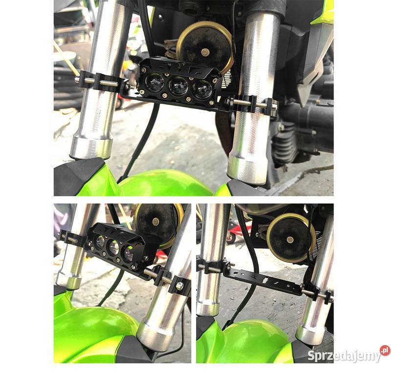 Stelaż motocyklowy na lagi widełki pod halogeny śląskie