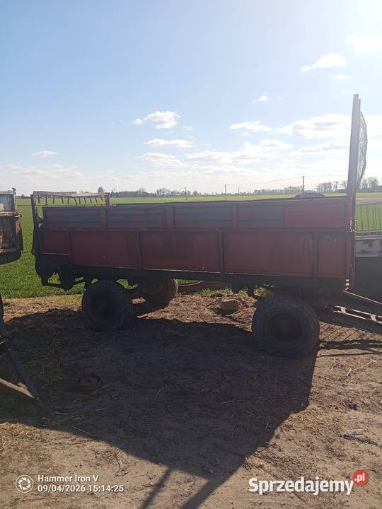 Rozrzutnik obornika dwuosiowy Czarnobialostocka nieuszkodzony