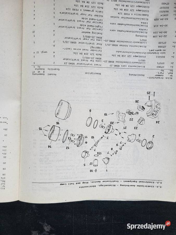 MZ ETZ 250 1986 DDR ORGINAŁ KATALOG CZĘŚĆI sprzedam