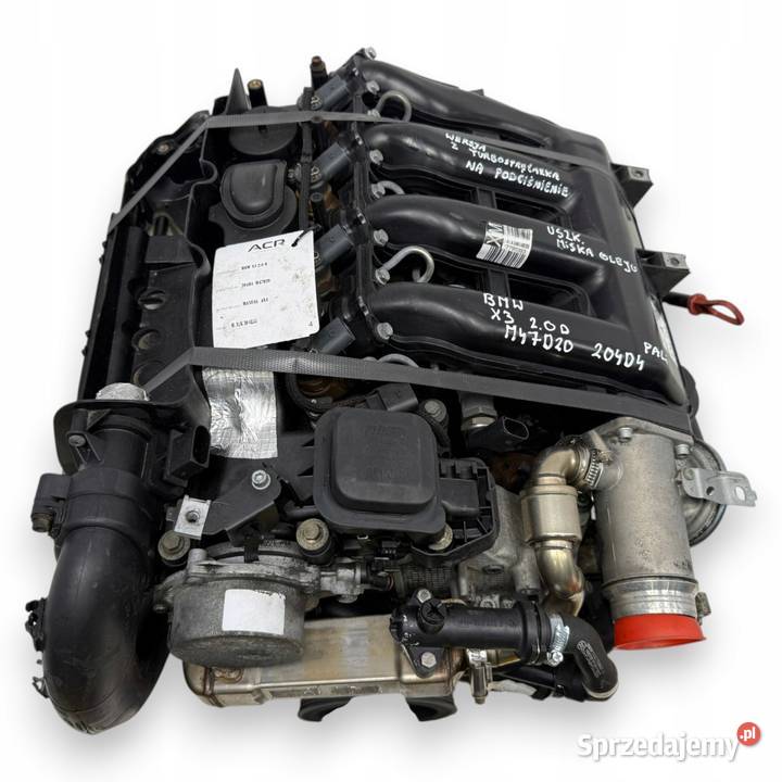 SILNIK M47D20 204D4 BMW X3 E83 20 D DIESEL 150 Silniki kompletne Chełm