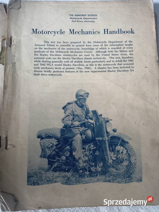 Harley WLA XA Bydgoszcz sprzedam