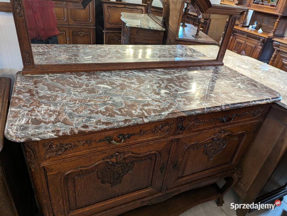 Pomocnikkomoda z lustrem rocaille sklep Dąbrowa śląskie Dąbrowa Górnicza