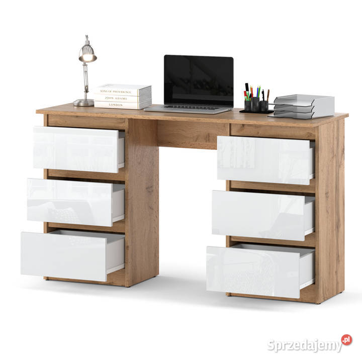 Biurko Szkolne Komputerowe Nowoczesne Loft Wotan 75cm Elbląg