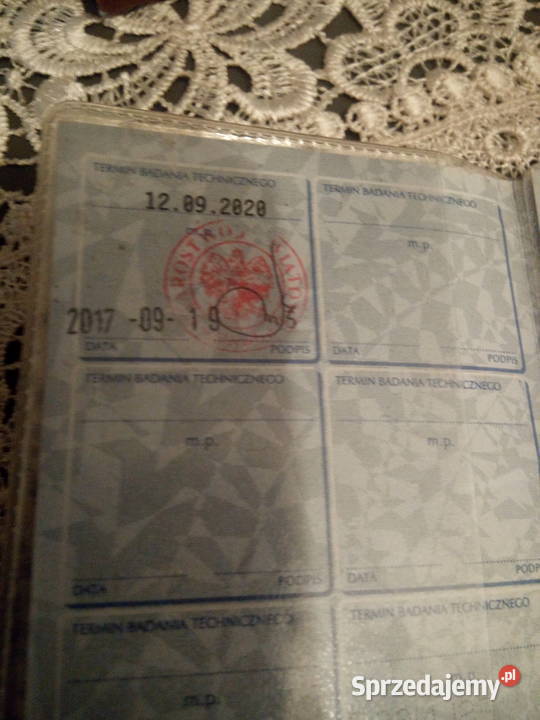 Junak 901 F rama dokumenty uszkodzony sprzedam