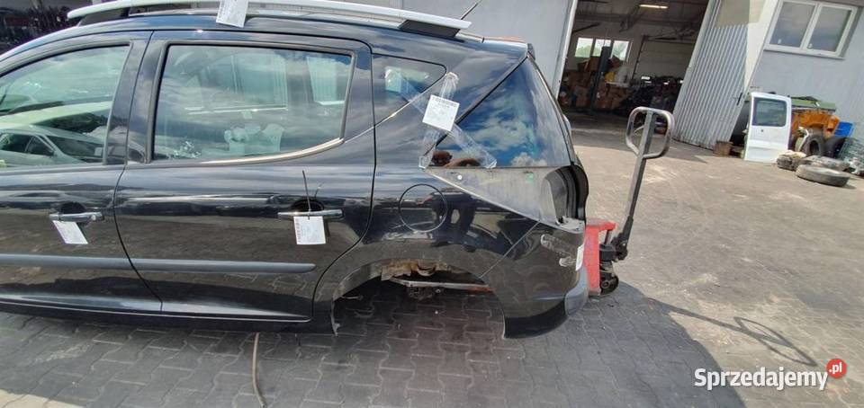 ĆWIARTKA BŁOTNIK LEWY TYŁ PEUGEOT 207 SW EXL Lipno