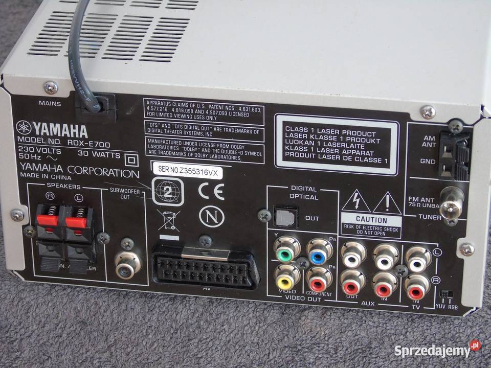 Amplituner Yamaha RDXE700 pilot WYSYŁKA Amplitunery Jasło sprzedam