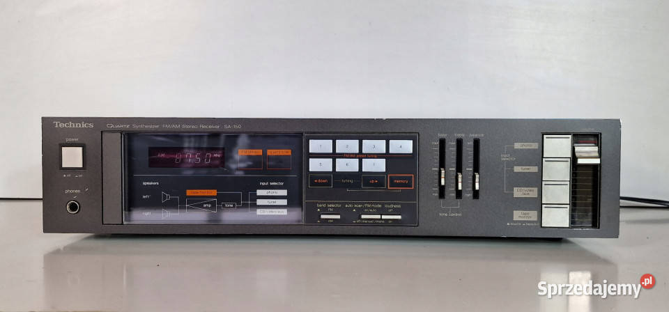 Amplituner technics SA150 SA 150 tuner radio wielkopolskie Międzychód