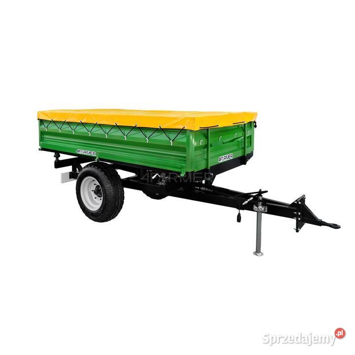 Przyczepa rolnicza jednoosiowa 2T z kiprem Rolnictwo Tajęcina sprzedam