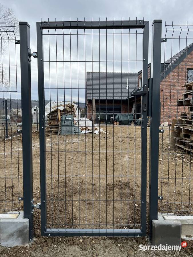 OGRODZENIA PANELOWE MONTAŻ BRAMY FURTKI małopolskie Dobczyce