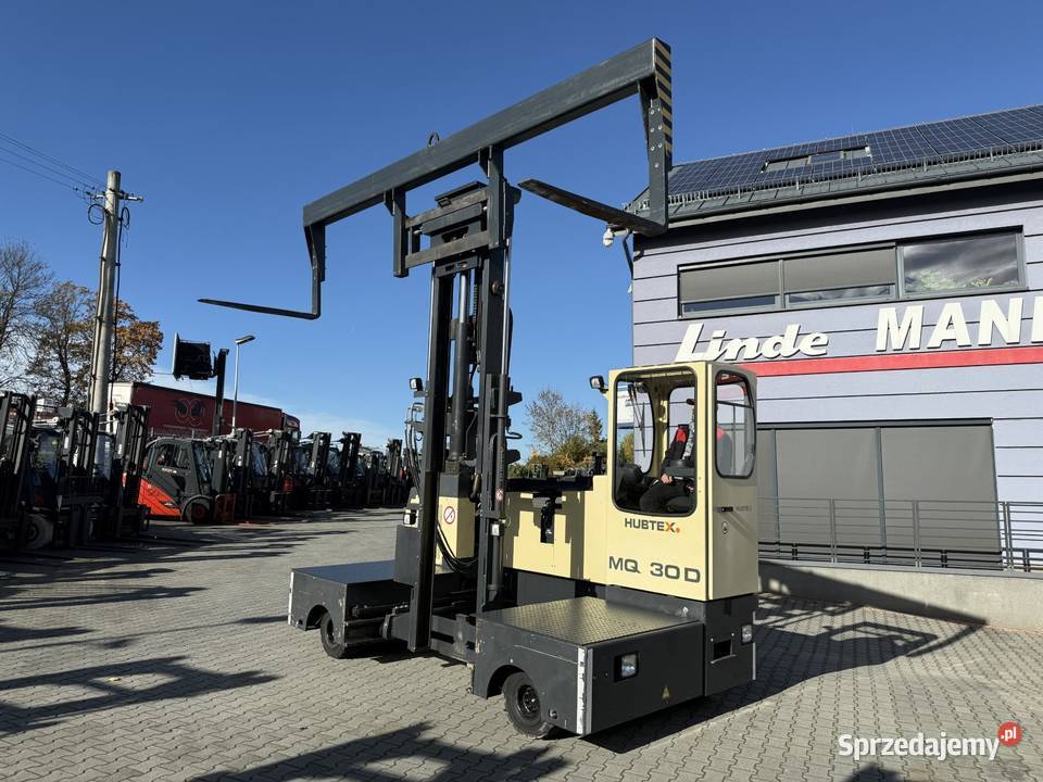 Wózek boczny 4kierunkowy Hubtex MQ30D trawersa regulowane widły Wózki widłowe Mogilany