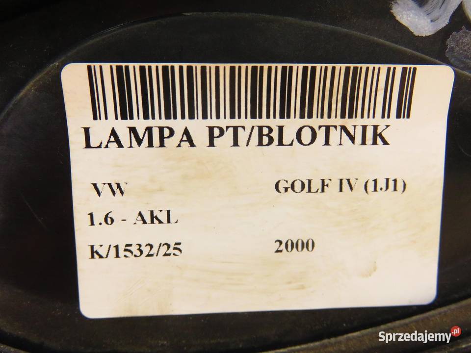 LAMPA PRAWA TYLNA VW GOLF IV 1J6945112T