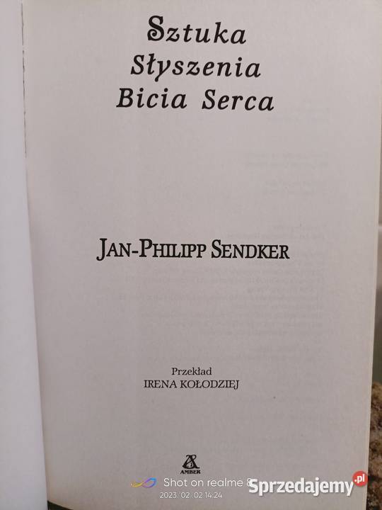 Sendker książki Sztuka słyszenia bicia serca Warszawa