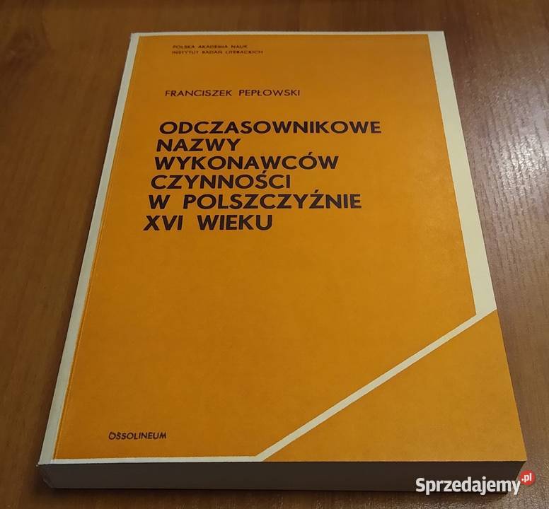 Odczasownikowe nazwy wykonawców czynności w Gdańsk