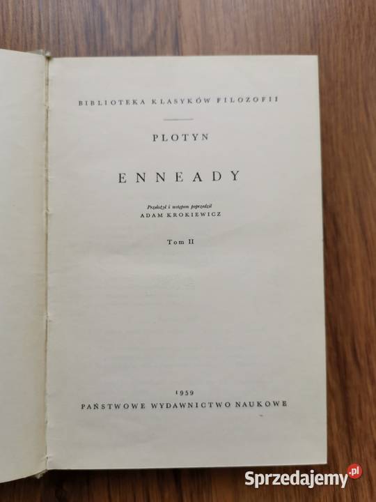 Plotyn Enneady tom II Lędziny