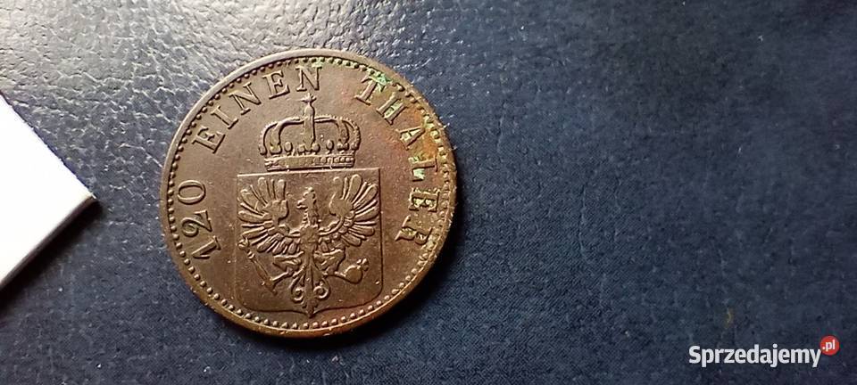Stare monety 3 fenig 1868 A Niemcy podkarpackie Lesko
