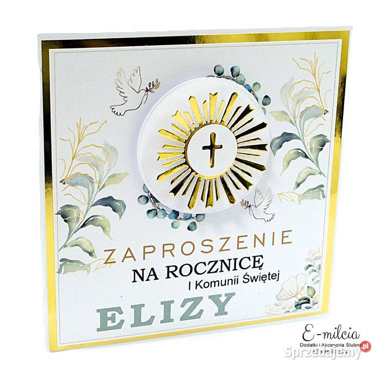 ZAPROSZENIA 3D SPERSONALIZOWANE i z ozdobioną Zielona Góra