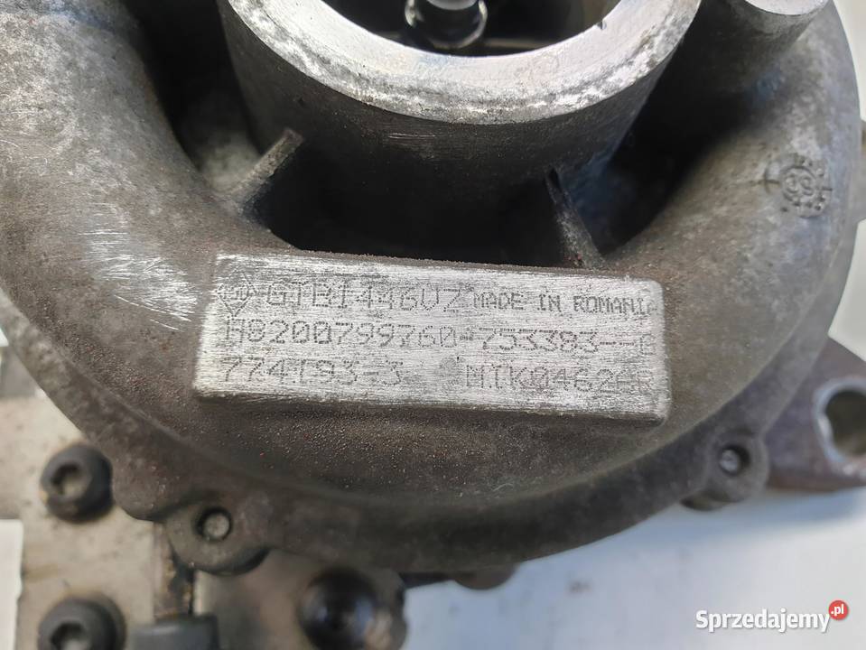 TURBOSPRĘŻARKA Renault Megane III 19 DCI TURBO lubelskie Chełm