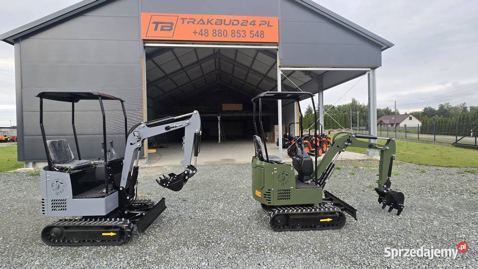 Mini koparka NOWA Colt KV13 Waga 1300 Kubota Dunkowa