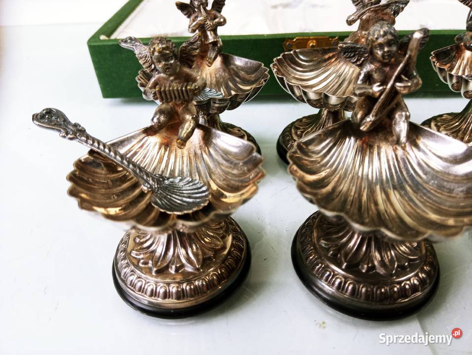Solniczki Posrebrzane Amory Grajki Muszle Nowa Sól