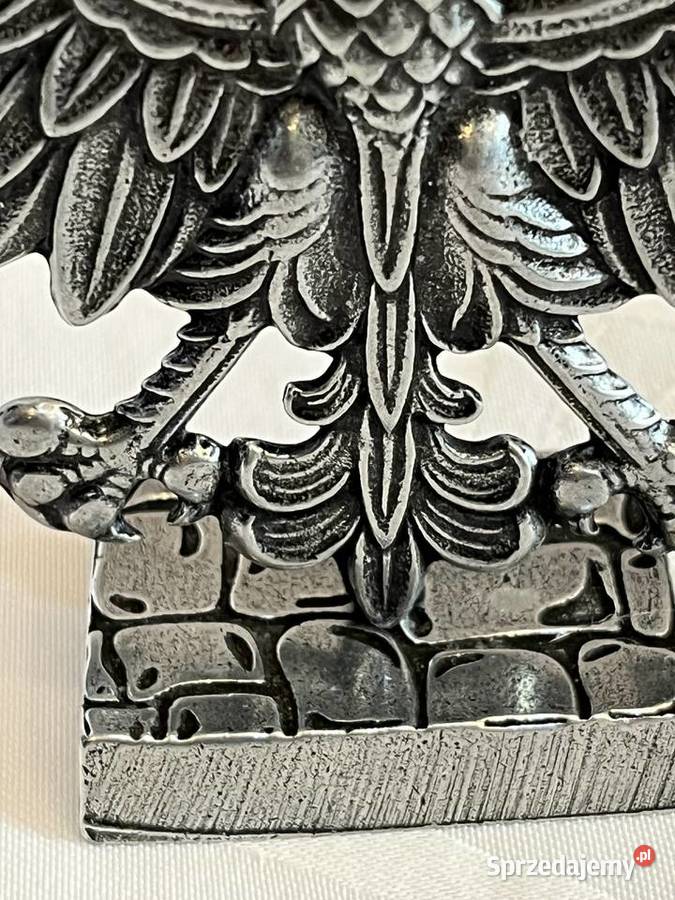 Kolekcjonerski orzeł polski posrebrzany małopolskie