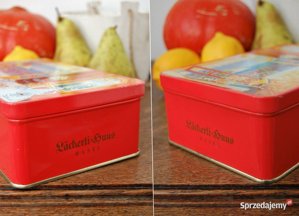 Puszka art vintage Lckerli Huus Basel Szwajcaria Lublin