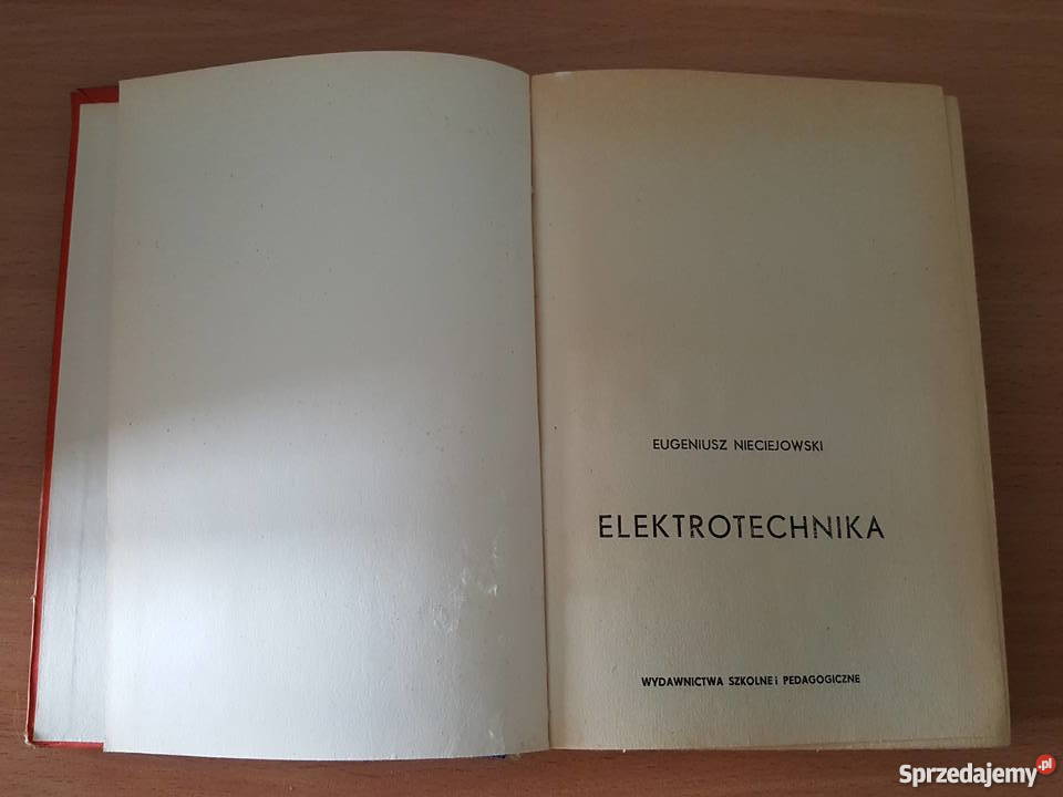 Książka ELEKTROTECHNIKA Eugeniusz Nieciejowski Złotniki