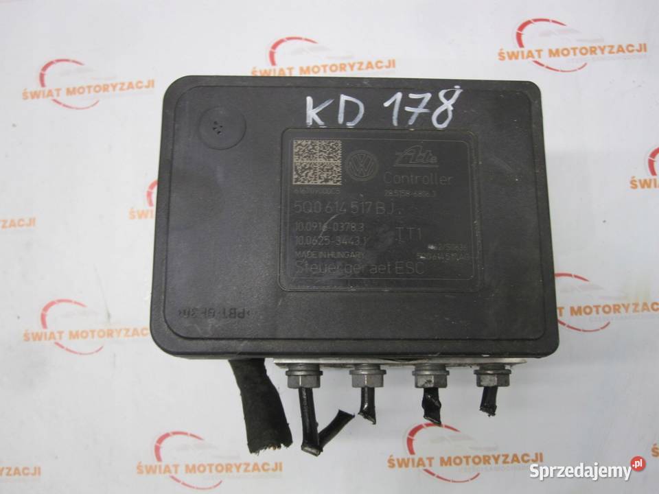 VW GOLF 16 TDI 17r pompa ABS 5Q0614517BJ Pompy hamulcowe sprzedam