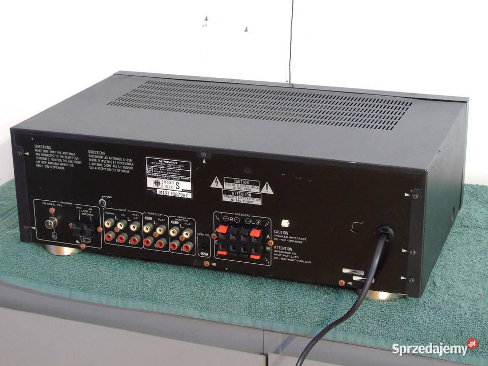 Wzmacniacz z radiem Pioneer SX221R sprawny Amplitunery Jasło