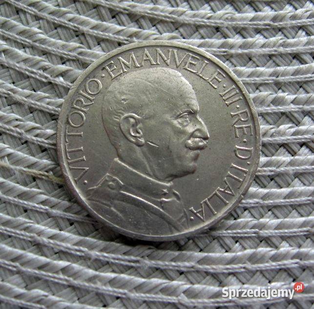 Włochy 2 Liry 1923r Kalisz