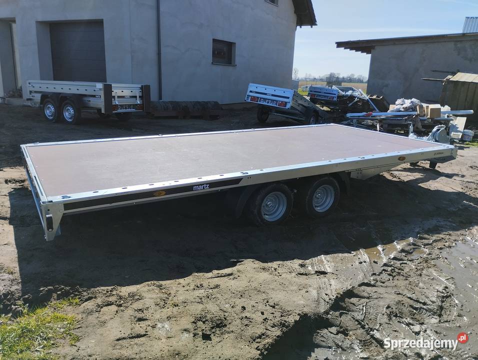 Laweta platforma GT PLATEAU 4502 27T przyczepa Września