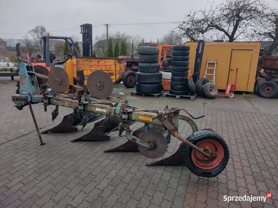 Pług 3 skibowy zagonowy kverneland fraugde Sośno