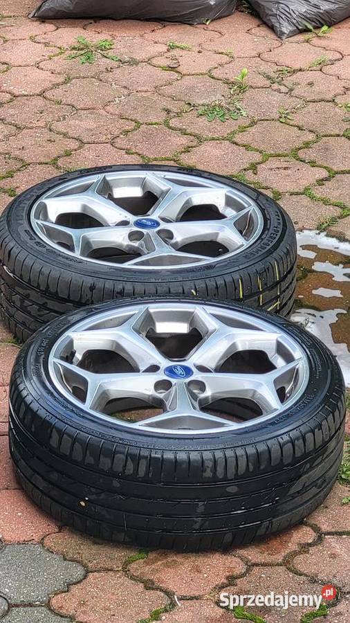 Felgi aluminiowe ford ST 18 z ładnymi oponami warmińsko-mazurskie Morąg