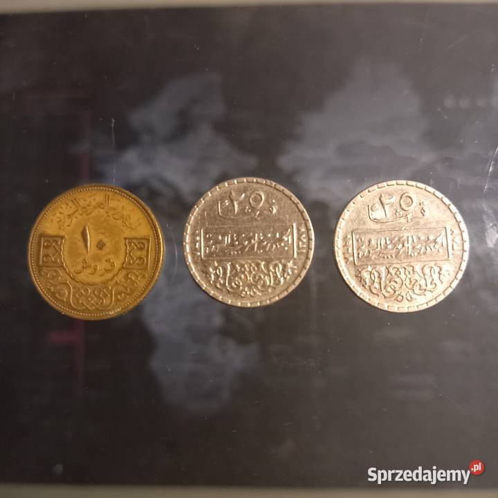 SYRIA monety obiegowe 1965 1968 Zemborzyce Podleśne