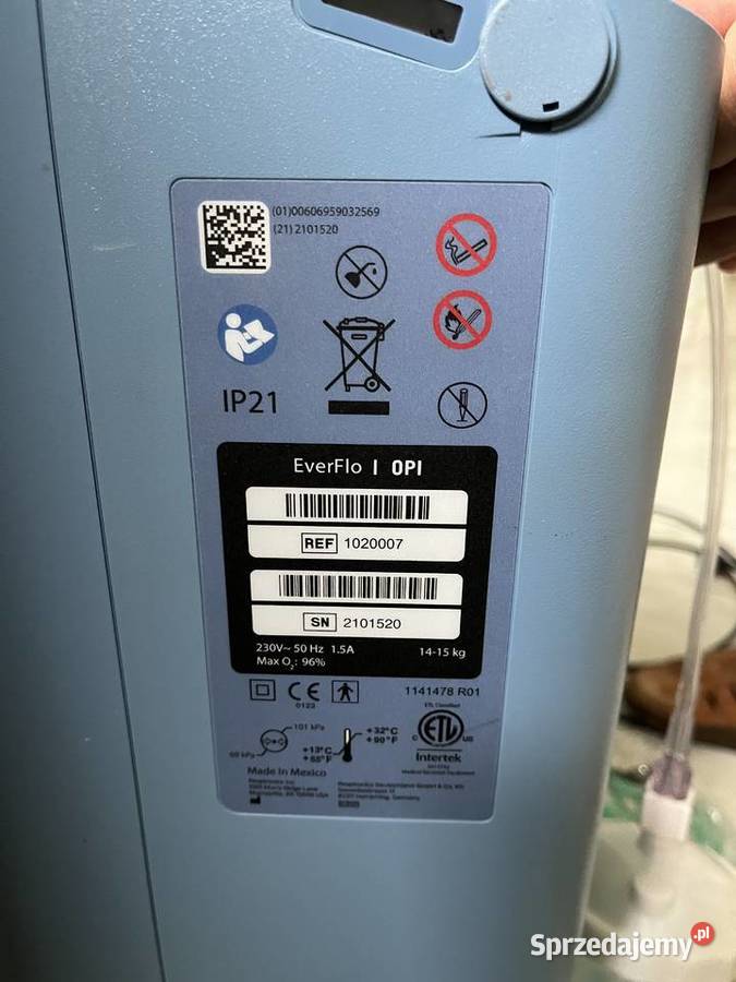Koncentrator tlenu Philips Everflo sprzedam