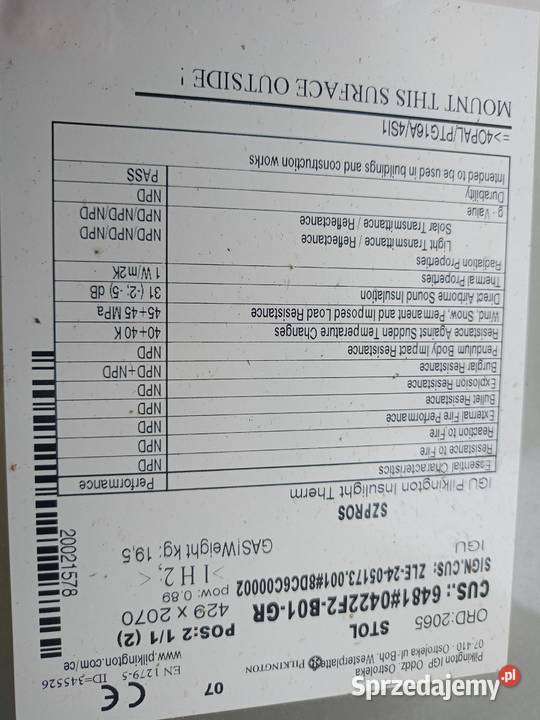 Okno 232na123 Ostrowiec Świętokrzyski