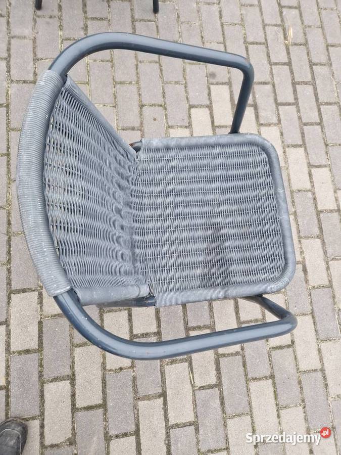 Ogrodowe Krzesło BISTRO RATTAN Balkonowe wielkopolskie Głogowa