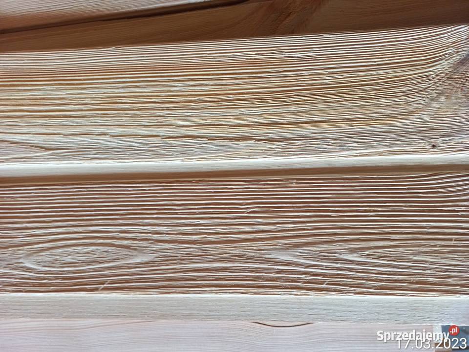 Deski szczotkowane postarzane taras podbitka dolnośląskie Raszówka