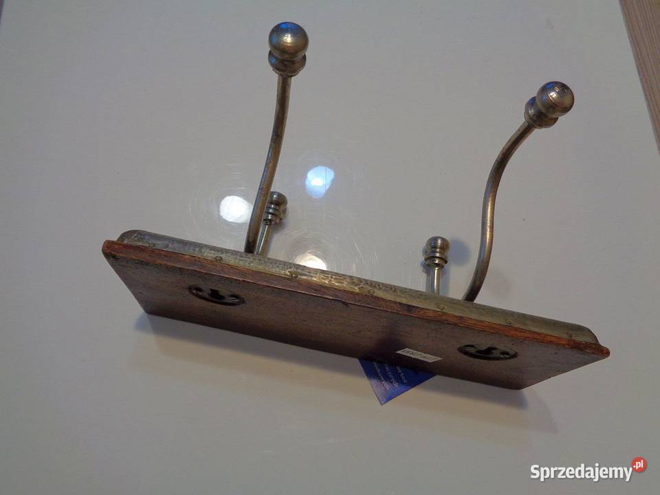 Wieszak drewnometal rękodzieło INDIE Toruń