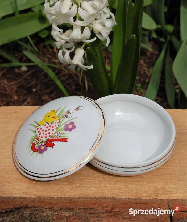 Puzderko bomboniera Wielkanoc porcelana Ćmielów Porcelana i szkło Lublin sprzedam