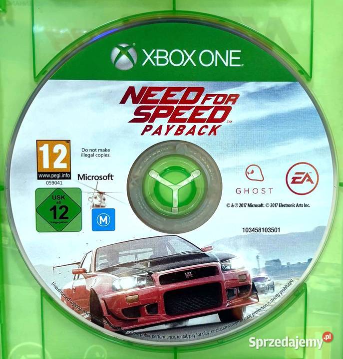 Need For speed payback xbox one Xbox Elbląg