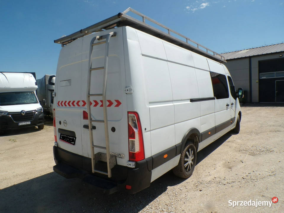 Opel Movano L4 H2 brygadówka 7 osobowy blaszak Rok produkcji 2017 wielkopolskie Raszków