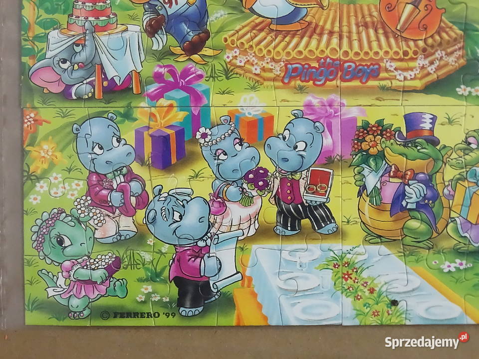 Stare Puzzle Kinder Surprise Ferrero 1999 Puzzle Biłgoraj sprzedam