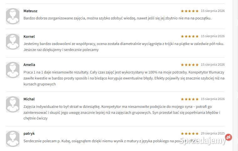 korepetycje z języka polskiego Wrocław