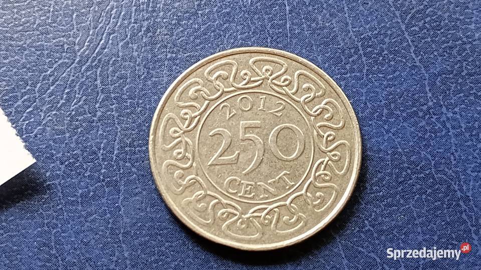 Stare monety 250 cent 2012 Surinam podkarpackie Lesko sprzedam