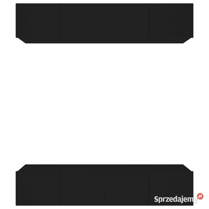 Szafki TV 4 czarne 80x30x30 materiał Warszawa