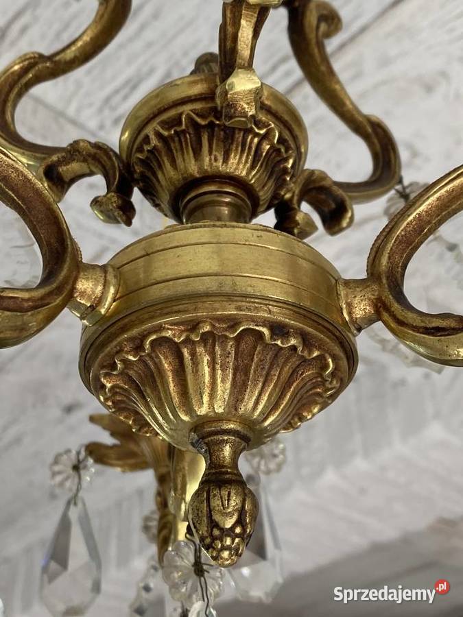 Francuski kryształowy Żyrandol 22 Francja Warszawa