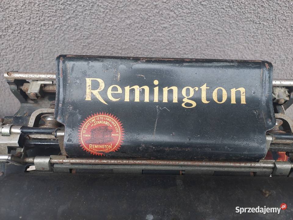 Stara maszyna do pisania gabinetowa Remington Antyki, Sztuka, Kolekcje pomorskie Tczew