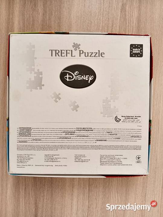Trefl Puzzle Kubuś Puchatek Disney 3 w 1 Trefl