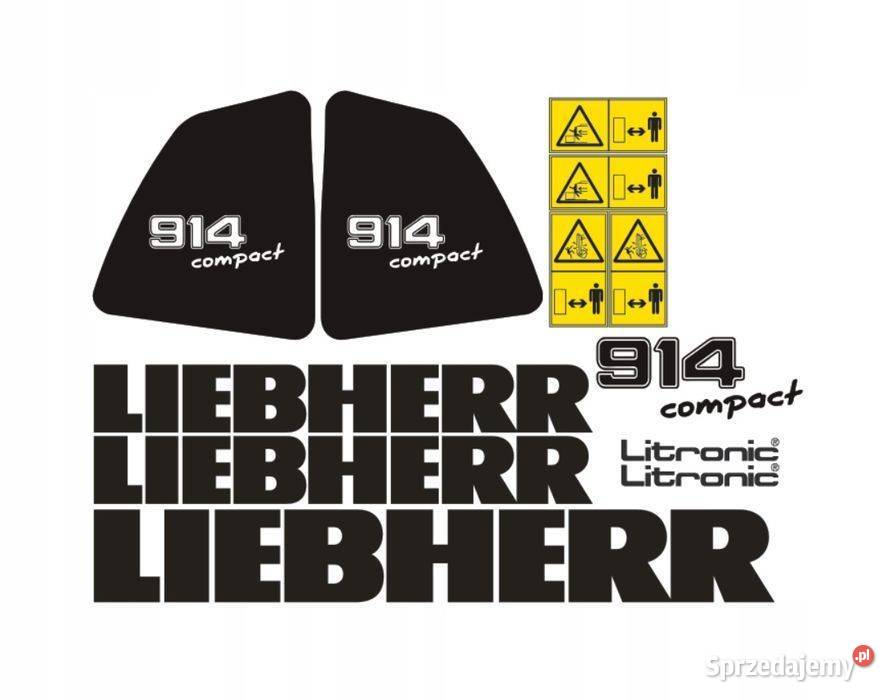 Naklejki oklejenie naklejka LIEBHERR 914 Karoseria Janików