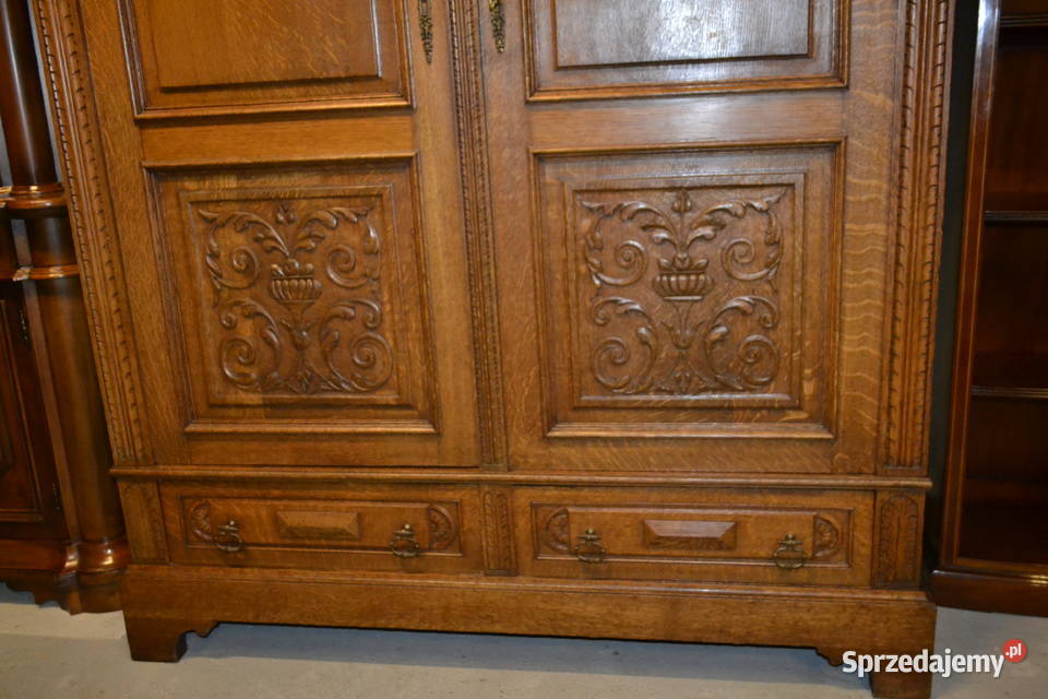 szafa neorenesansowa 1900 dąb Będzin sprzedam